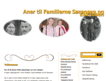 Tablet Screenshot of familie.holmenet.dk