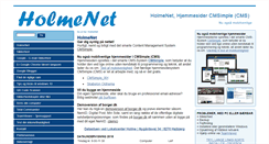 Desktop Screenshot of holmenet.dk